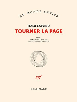cover image of Tourner la page